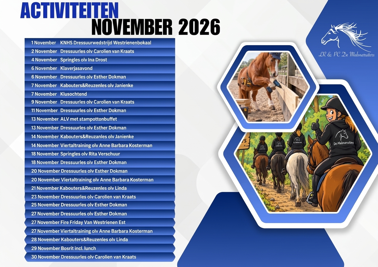 Activiteiten November 2026